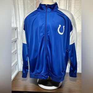 Indianapolis Colts 5XL Track Jacket Front Zip  29” p2p 30” L